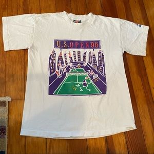 US Open tennis vintage t shirt M tee 1995 rare